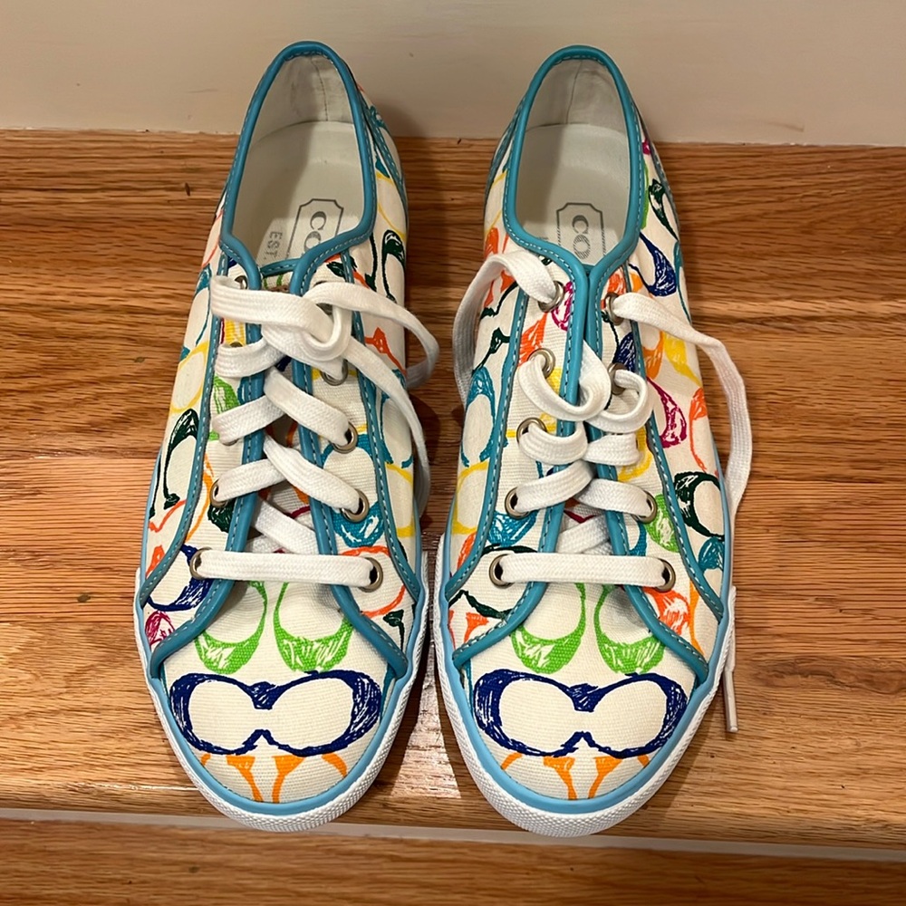 Coach Dawnell Scribble C Pattern Sneaker